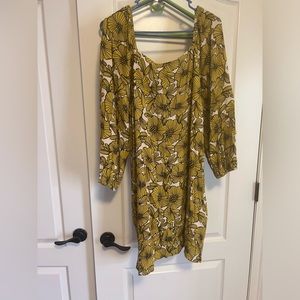 Anthropologie Squareneck Dress